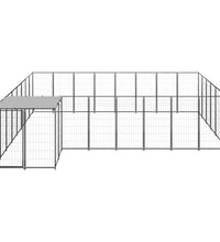 Hundezwinger Schwarz 15,73 m² Stahl