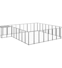 Hundezwinger Schwarz 20,57 m² Stahl