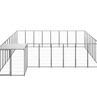 Hundezwinger Schwarz 20,57 m² Stahl