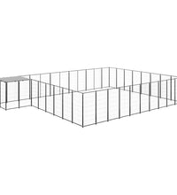 Hundezwinger Schwarz 25,41 m² Stahl