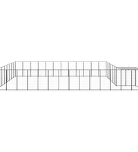 Hundezwinger Schwarz 30,25 m² Stahl