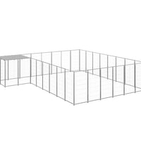 Hundezwinger Silbern 15,73 m² Stahl