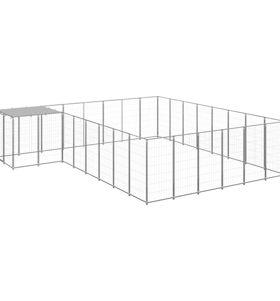 Hundezwinger Silbern 15,73 m² Stahl
