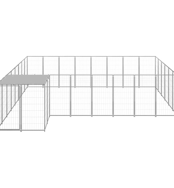 Hundezwinger Silbern 15,73 m² Stahl