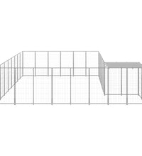 Hundezwinger Silbern 15,73 m² Stahl