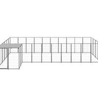Hundezwinger Schwarz 13,31 m² Stahl