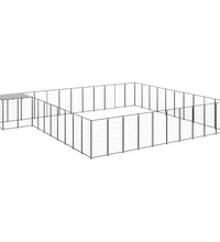 Hundezwinger Schwarz 31,46 m² Stahl