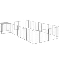 Hundezwinger Silbern 19,36 m² Stahl