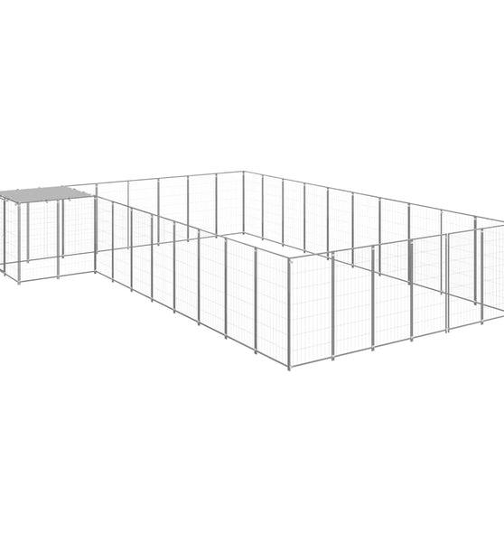 Hundezwinger Silbern 19,36 m² Stahl