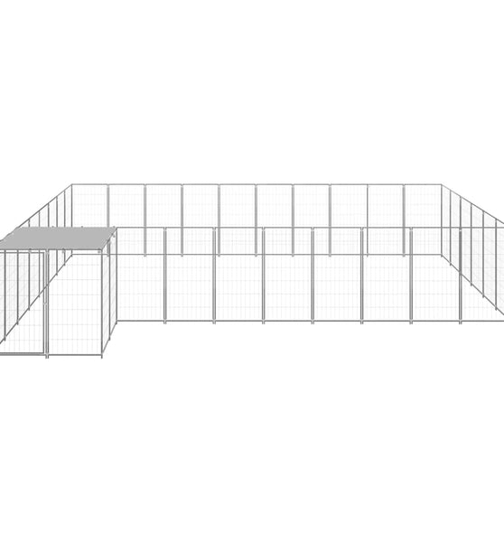 Hundezwinger Silbern 19,36 m² Stahl