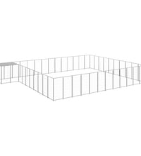 Hundezwinger Silbern 37,51 m² Stahl