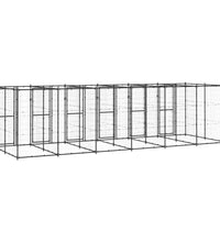 Outdoor-Hundezwinger Stahl 14,52 m²