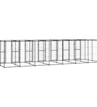 Outdoor-Hundezwinger Stahl 16,94 m²