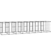 Outdoor-Hundezwinger Stahl 19,36 m²