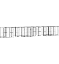 Outdoor-Hundezwinger Stahl 26,62 m²