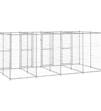 Outdoor-Hundezwinger Verzinkter Stahl 9,68 m²