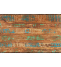 Couchtisch mit Rädern 100x60x26 cm Altholz Massiv