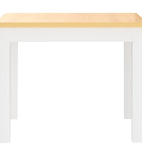 3-tlg. Kinder-Sitzgruppe Weiß und Beige MDF
