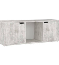 TV-Schrank Betongrau 88,5x27,5x30,5 cm Holzwerkstoff