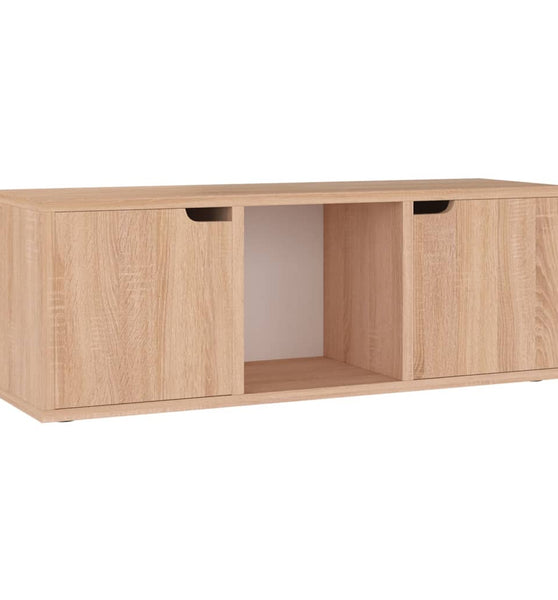 TV-Schrank Sonoma-Eiche 88,5x27,5x30,5 cm Holzwerkstoff