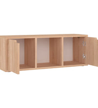 TV-Schrank Sonoma-Eiche 88,5x27,5x30,5 cm Holzwerkstoff