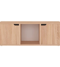 TV-Schrank Sonoma-Eiche 88,5x27,5x30,5 cm Holzwerkstoff