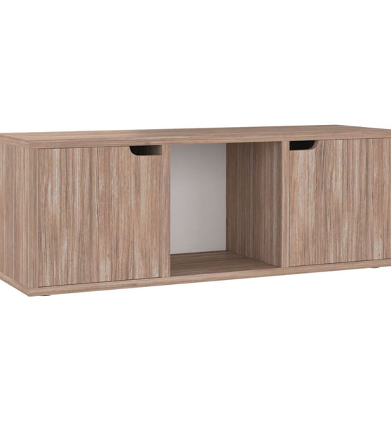 TV-Schrank Grau Sonoma-Eiche 88,5x27,5x30,5 cm Holzwerkstoff