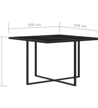 5-tlg. Garten-Essgruppe mit Kissen Poly Rattan Grau