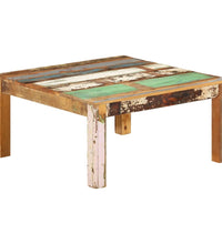 Couchtisch 80x80x40 cm Altholz Massiv