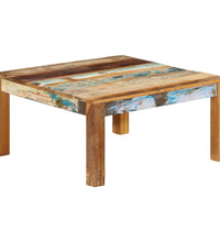 Couchtisch 80x80x40 cm Altholz Massiv
