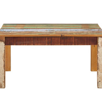 Couchtisch 80x80x40 cm Altholz Massiv