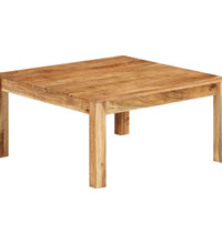 Couchtisch 80x80x40 cm Massivholz Akazie