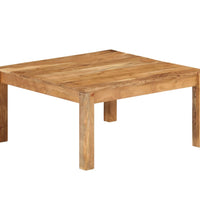 Couchtisch 80x80x40 cm Massivholz Akazie