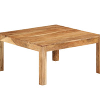 Couchtisch 80x80x40 cm Massivholz Akazie