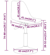 Esszimmerstühle 4 Stk. Drehbar Lila PP