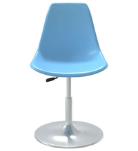 Esszimmerstühle 4 Stk. Drehbar Blau PP