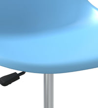 Esszimmerstühle 4 Stk. Drehbar Blau PP