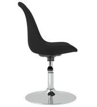 Esszimmerstühle 4 Stk. Drehbar Schwarz Stoff