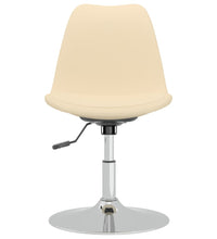 Esszimmerstühle 4 Stk. Drehbar Creme Stoff