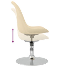 Esszimmerstühle 4 Stk. Drehbar Creme Stoff