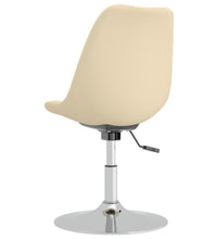 Esszimmerstühle 4 Stk. Drehbar Creme Stoff