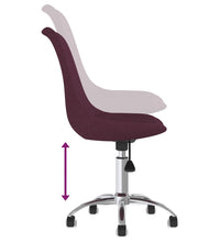 Esszimmerstühle 2 Stk. Drehbar Lila Stoff