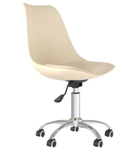 Esszimmerstühle 2 Stk. Drehbar Creme Stoff