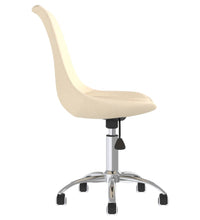 Esszimmerstühle 2 Stk. Drehbar Creme Stoff