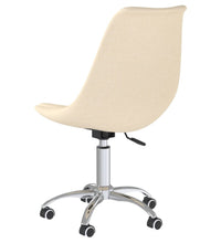Esszimmerstühle 2 Stk. Drehbar Creme Stoff
