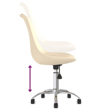 Esszimmerstühle 2 Stk. Drehbar Creme Stoff