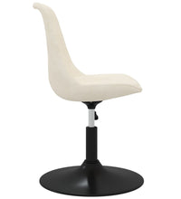 Esszimmerstühle 4 Stk. Drehbar Creme Samt
