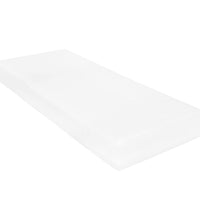 Tagesbett mit Matratze 90x200 cm Grau Kiefer Massivholz