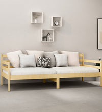 Tagesbett mit Matratze 90x200 cm Kiefer Massivholz