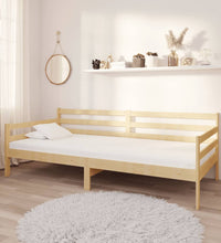 Tagesbett mit Matratze 90x200 cm Kiefer Massivholz